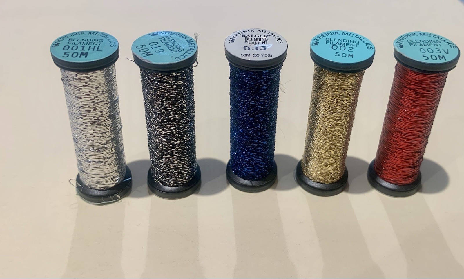 Original Krenik Metallic Blending Filament 1 skein; Various Colors YOU CHOOSE