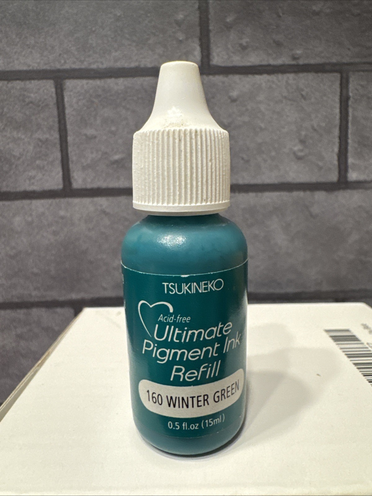 Tsukineko Reinker Dye Ink Refills for Rubber Stamping #160 Winter Green
