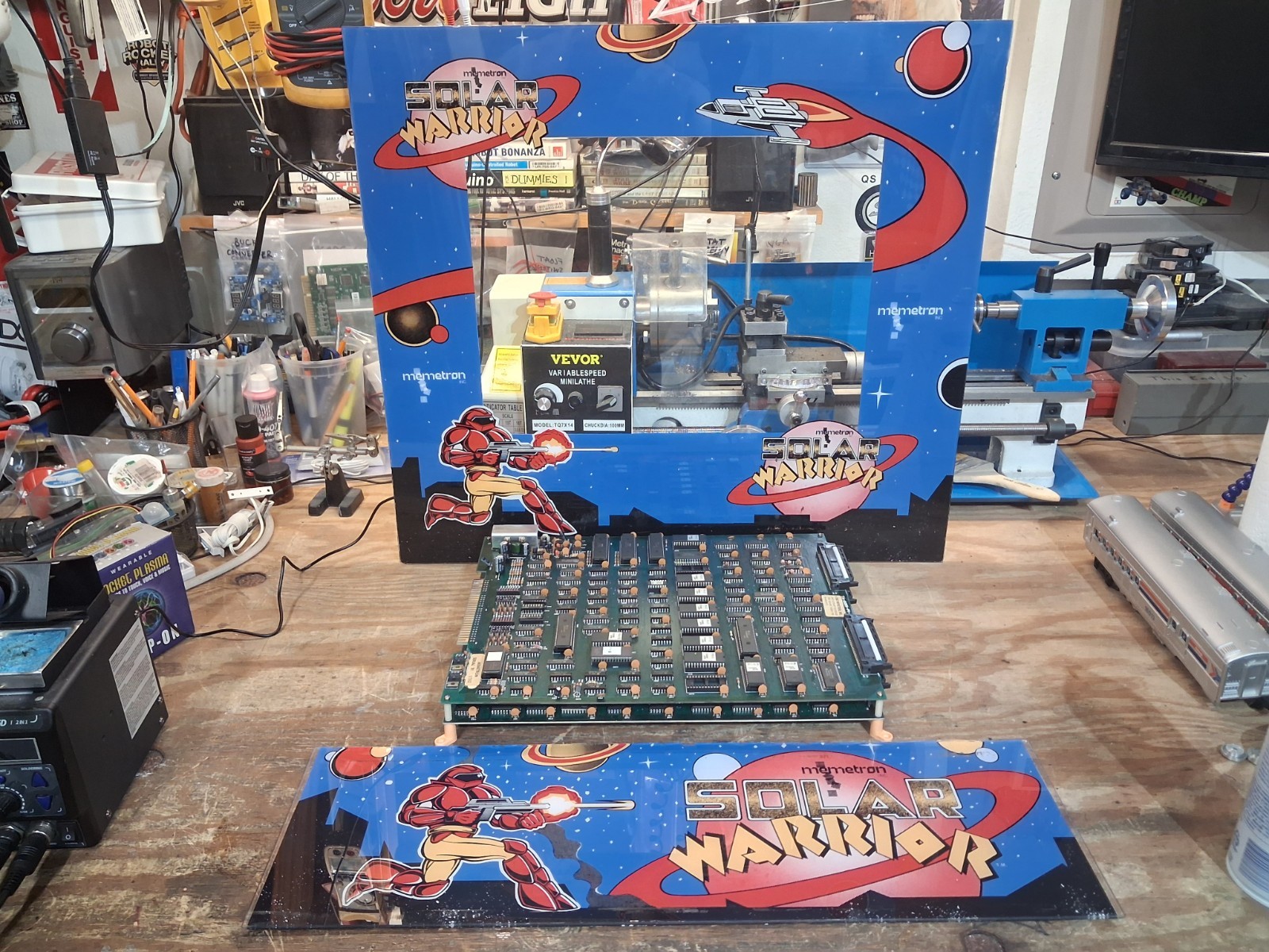 MEMETRON SOLAR WARRIOR VINTAGE ARCADE CONVERSION KIT
