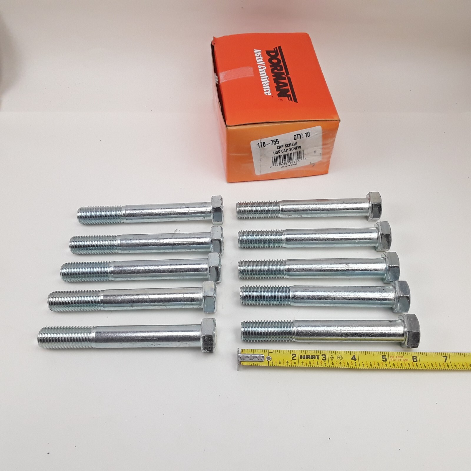 Multi-Purpose Bolt Cap Screw-Hex Head-Grade 5- 3/4-10 x 5-1/2 In Pack of 10