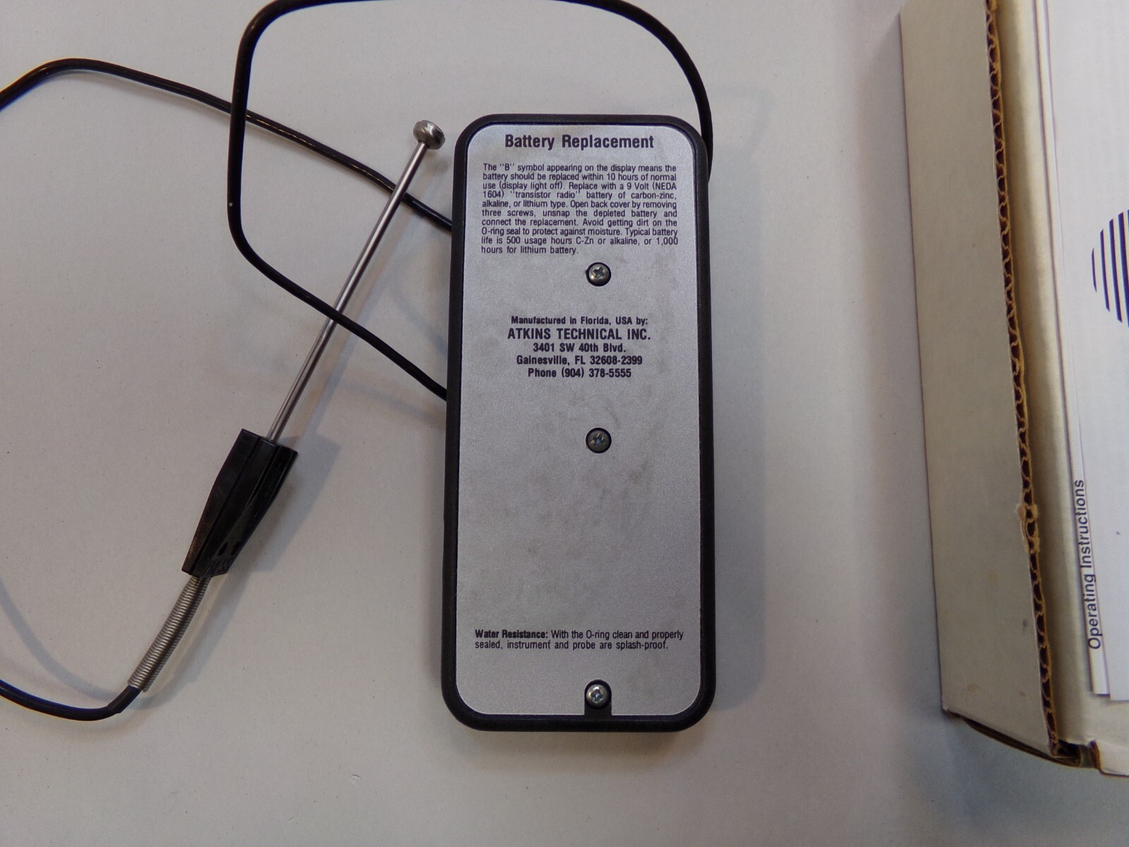 Atkins Thermocouple Thermometer