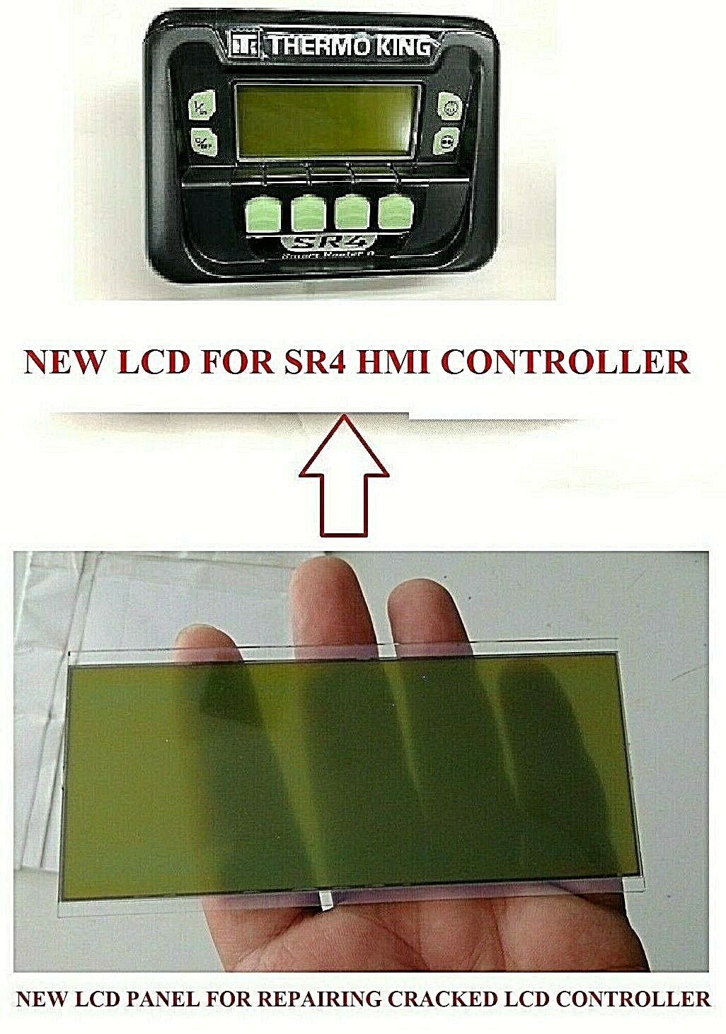 TRP LCD DISPLAY REPLACEMENT FOR THERMO KING 452376 SR3 SR2 SR4 HMI CONTROLLER