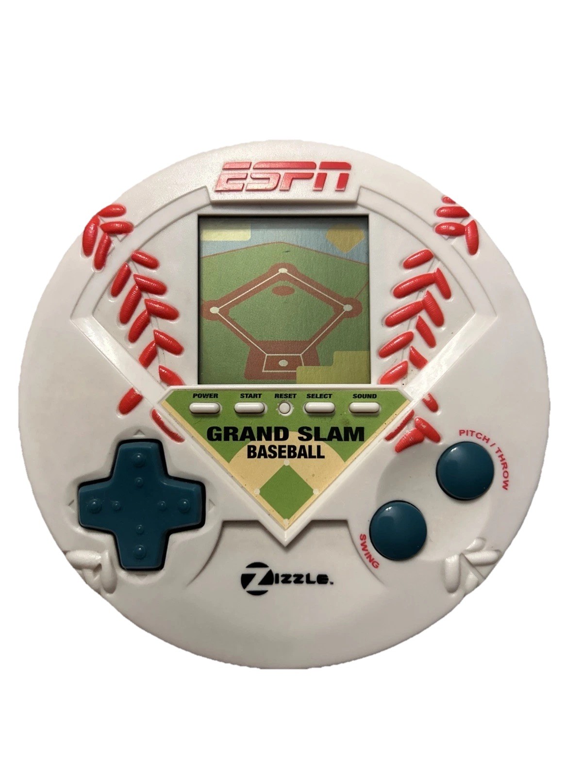 2007 ESPN Zizzle Grand Slam Baseball Electronic Handheld Game - Tested & Working