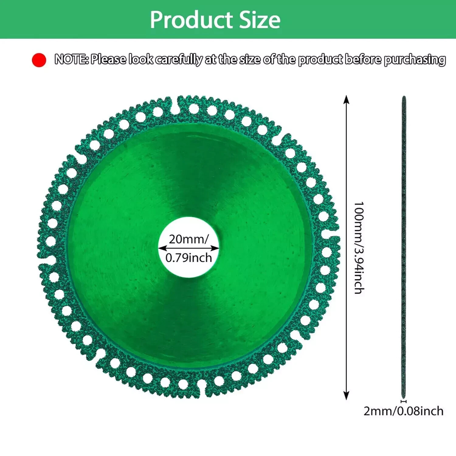 1~ 6PCS 100mm Indestructible Disc for Grinder Indestructible Disc Cut Everything