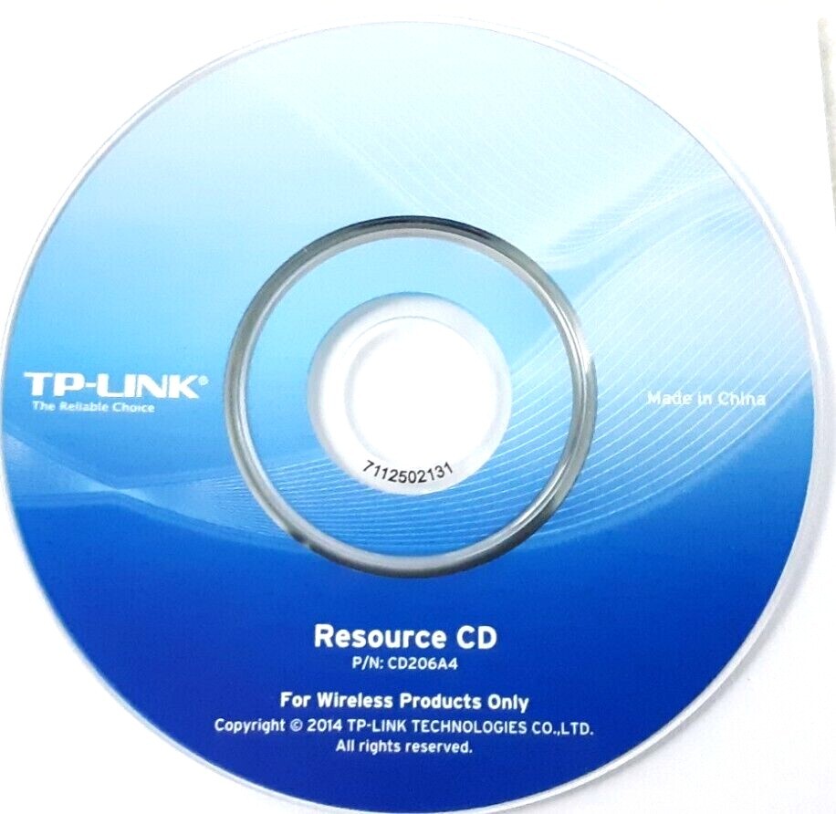 TP-Link Resource CD CD206A4 for Dual Band Wireless Router Ac1750 Wi-Fi