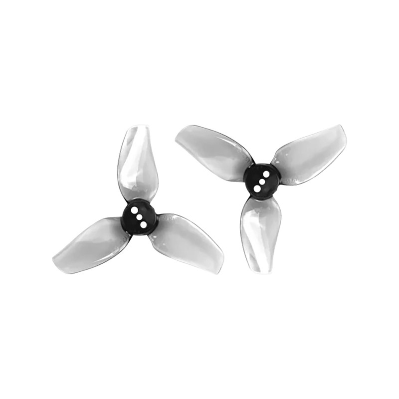 HQProp T2.2x2x3 Gray PC Tri-Blade Prop 2CW 2CCW for FPV Drone 2.2 Inch 4pcs