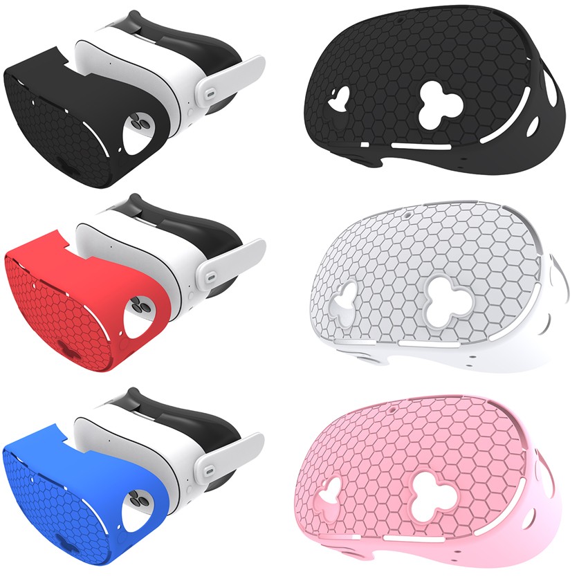 For Meta Quest 3S VR Glasses Silicone Sleeve Protective Case Cover Skin Shell