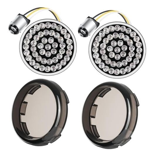 1157 Rear LED Turn Signal Lights Running Blinker Bulbs Compatible for Harley