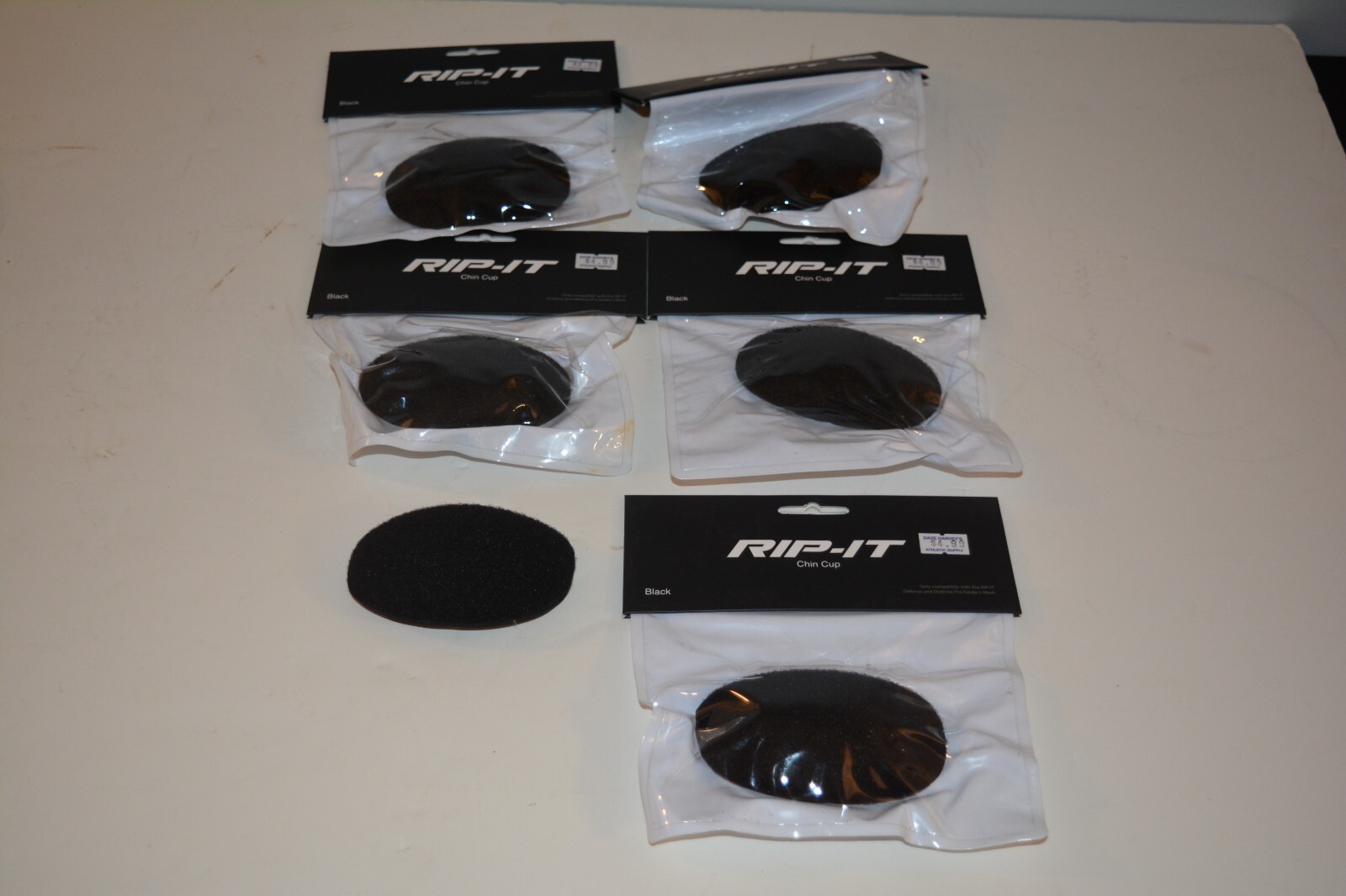RIP-IT Defense Chin Cup 1-Pack Replacement (One Size Fits All)LOT OF 6 NEW