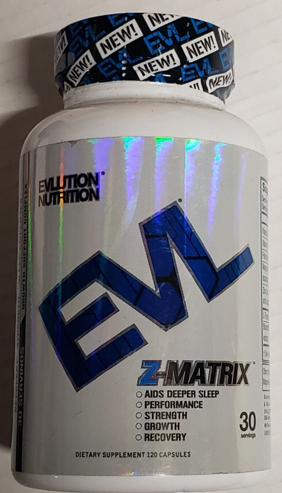 Evlution Nutrition - Z-MATRIX - 30 Serv / 120 Capsules - Deeper Sleep - 6/2027