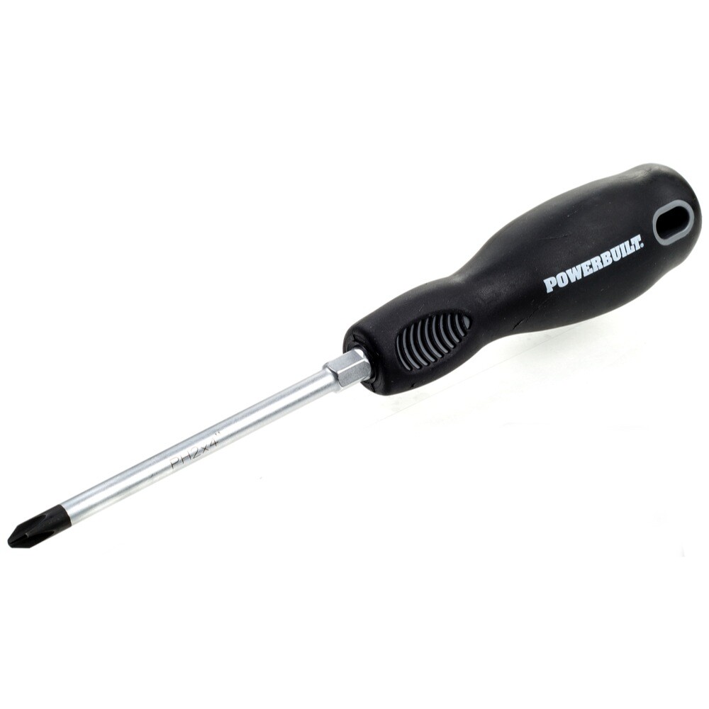 Powerbuilt #2 X 4" PHILLIPS SCREWDRIVER (INJ HNDL) - 646143