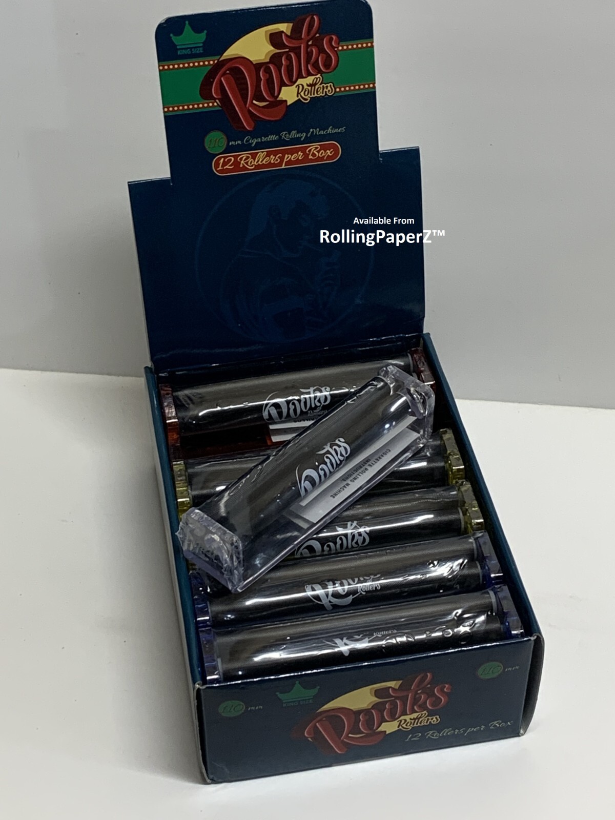 ROOK'S 100MM KING SIZE ROLLING MACHINE - ROLLERS FOR ROOKIES w/ INSTRUCTIONS