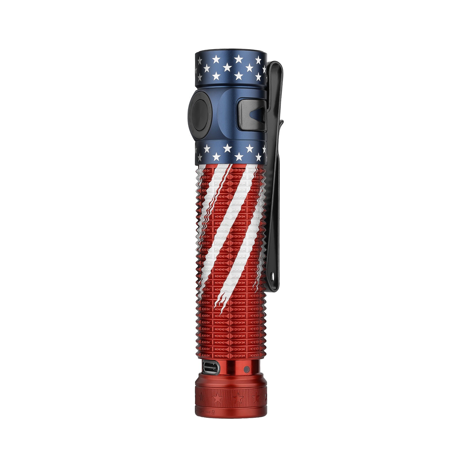 Olight ArkPro Class 3R & Baton 4 Pro Stars & Stripes Edition CW Flashlights