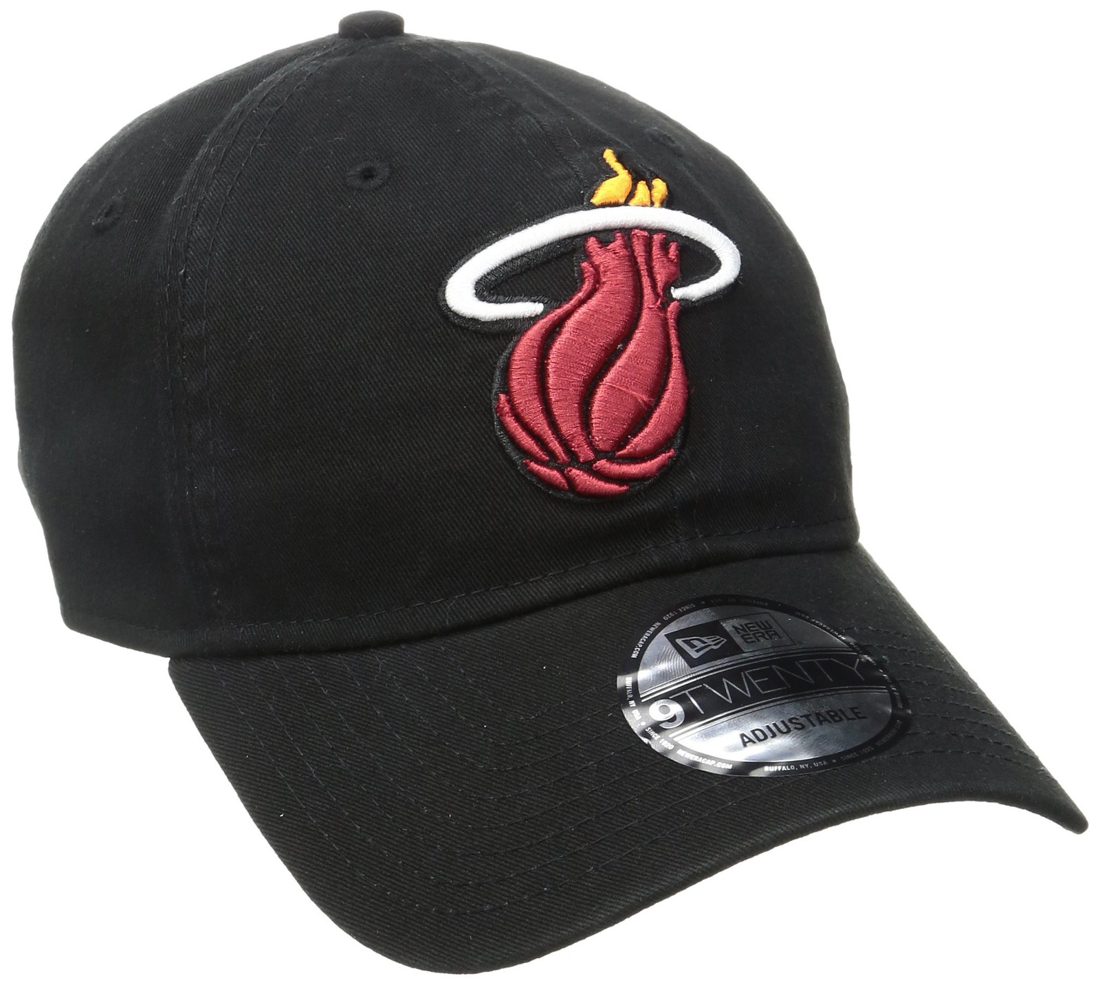 NBA Miami Heat Core Classic 9Twenty Adjustable Cap, Black 11416761 OSFA