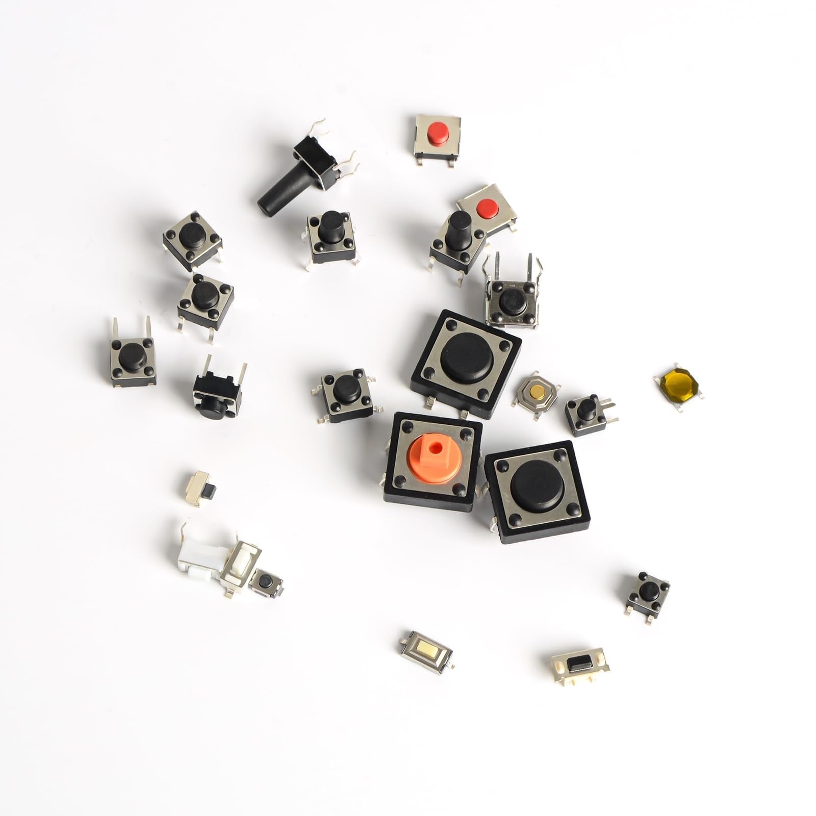 620 Pcs 24 Value Micro Momentary Tactile Push Button Switch Tact Assortment Kit