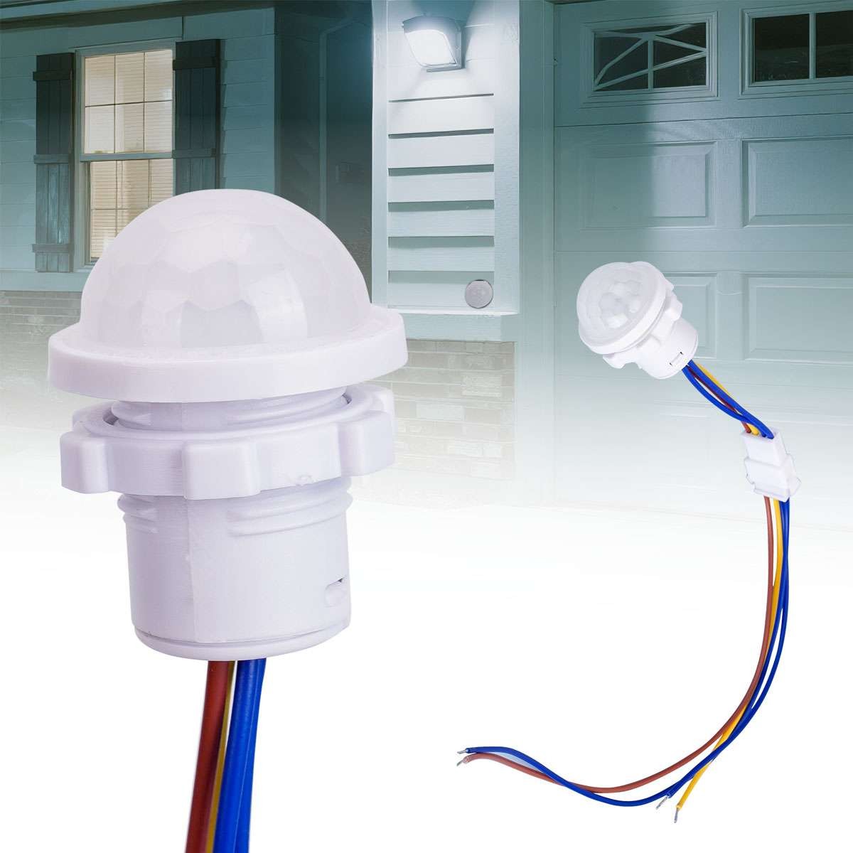 5X PIR Infrared Motion Sensor Detector 110V Smart Switch Light Lamp Switch Auto