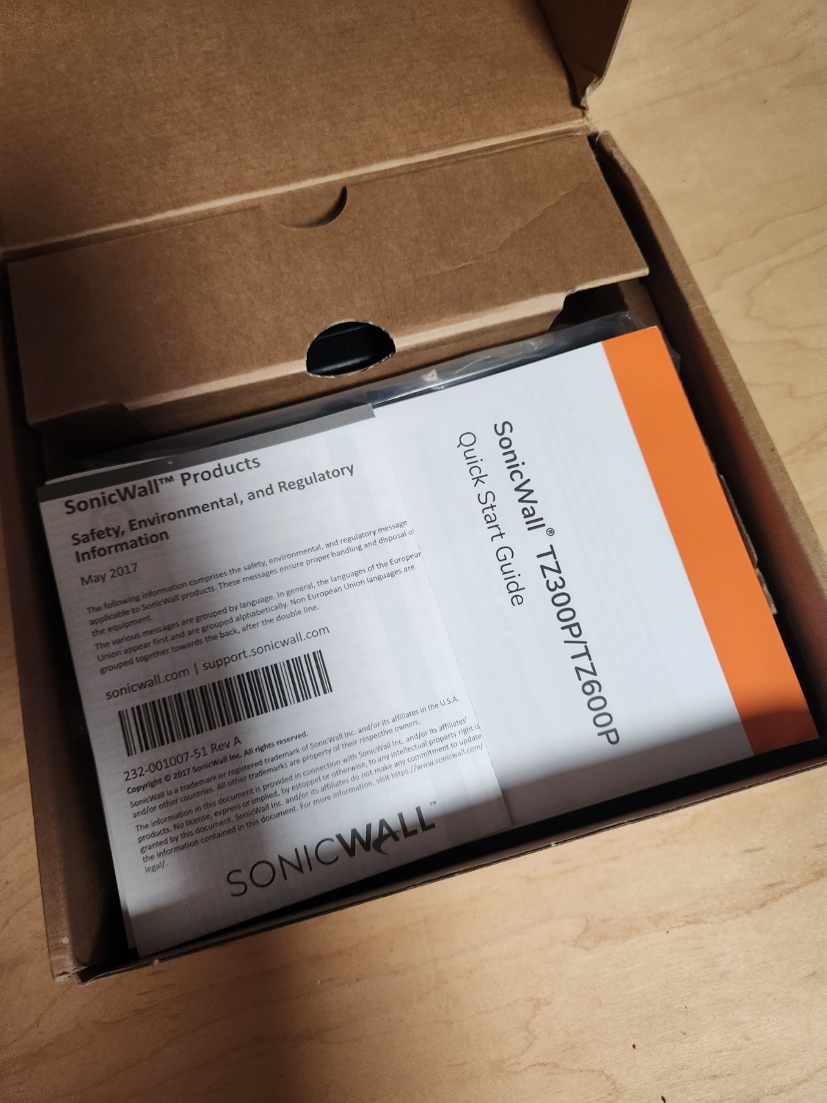 SonicWALL TZ370 Network Security Firewall Appliance Physical Format 01-SSC-0030