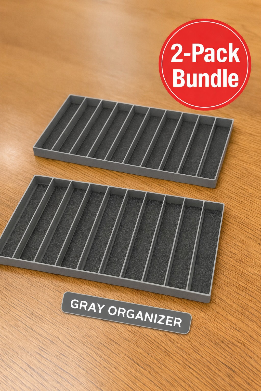 Drawer Organizer for US General & Hyper Tough Mini Toolbox | 3D Printed| Gray