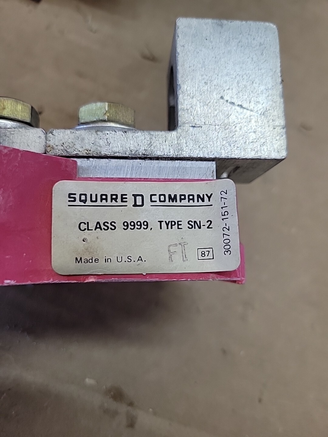SQUARE D 9999SN2 NEUTRAL KIT