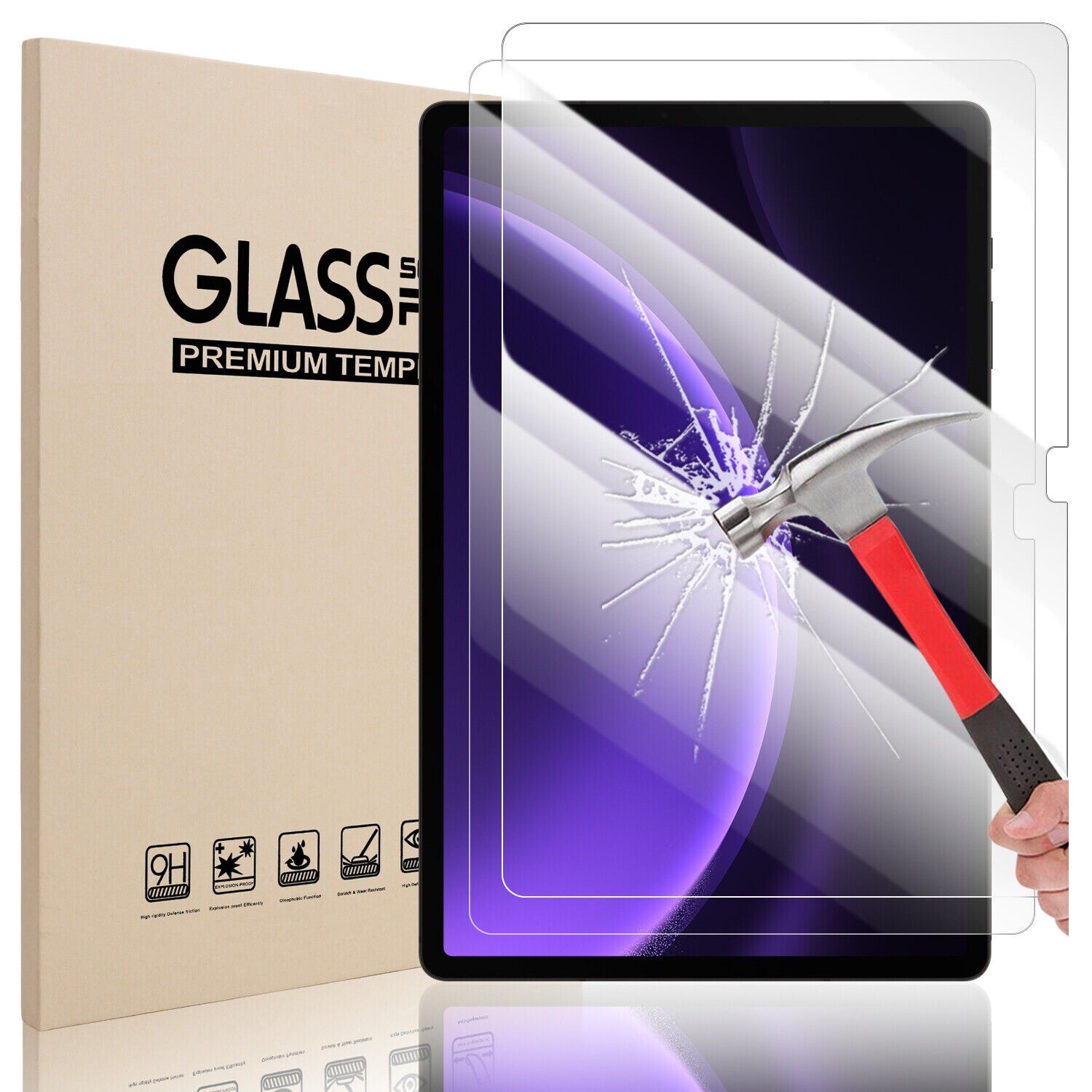 9H Tempered Glass for Lenovo Tab M8/M9/M10/M11/P11/P12/K11/K10 Screen Protector
