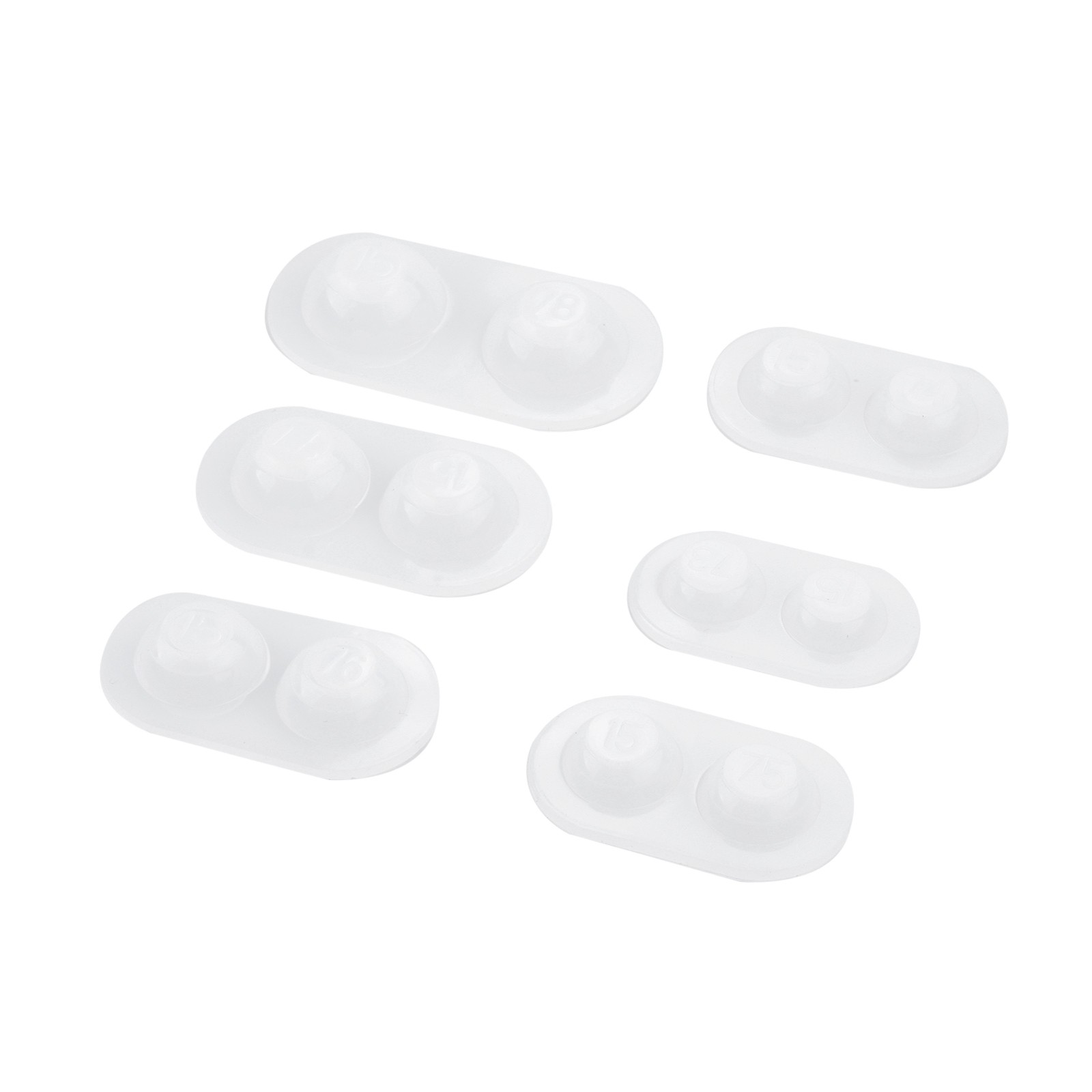 6 Sets Durable And Reusable Clear Silicone Molds Doll Eye Molds Resin DIY Craft