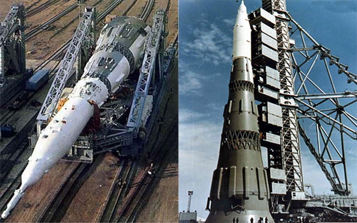 1/400 CCCP Lunar Launch Program N1 Heavy Carrier Rocket Finished Static Model