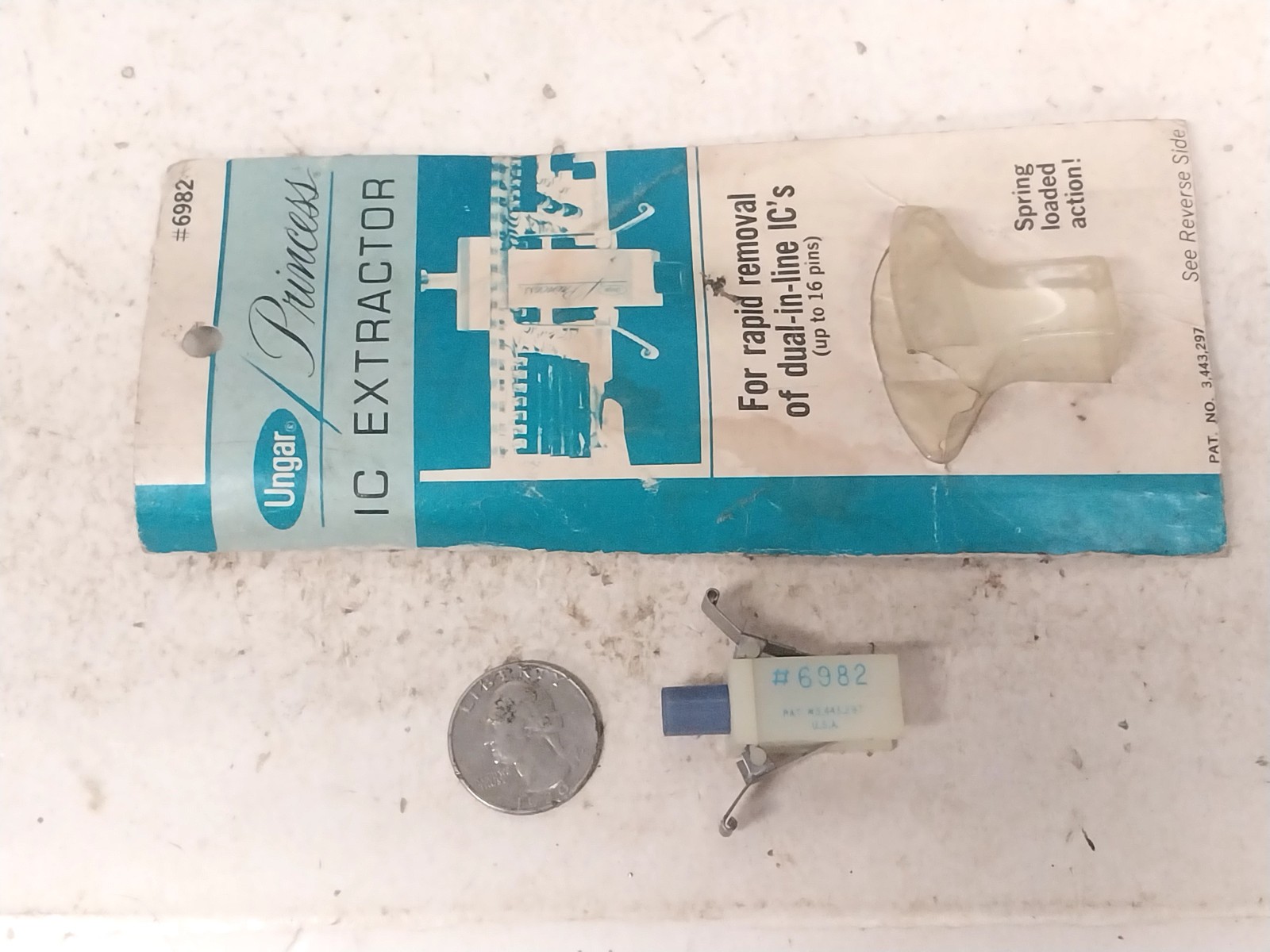 New Unused Ungar 6982 IC Chip Puller Tool / Old Vintage Microcomputer Computer
