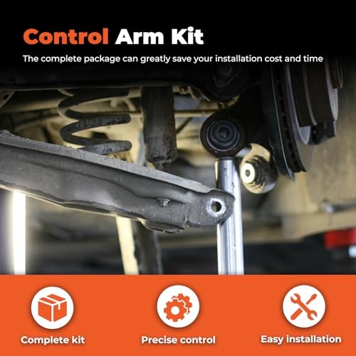 8Pcs Front Lower Control Arms Ball Joint Bushing Replacement for Escape 2013