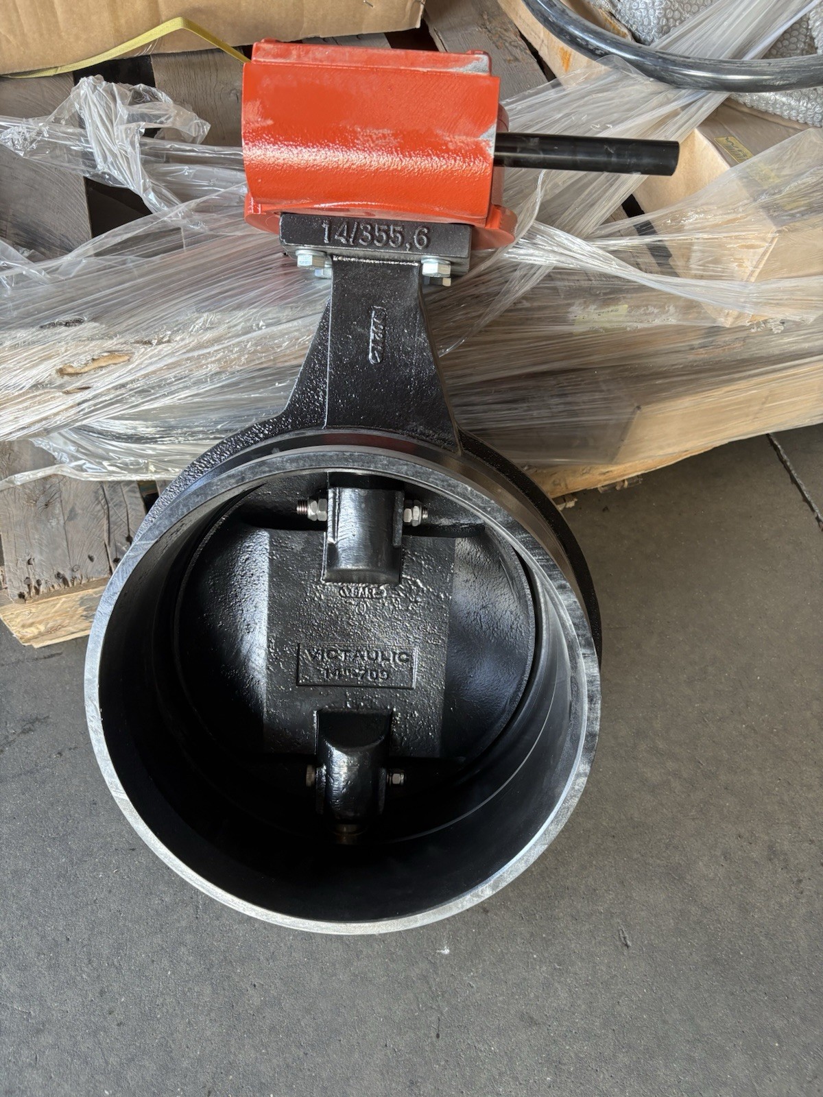 Victaulic 14” Butterfly Valve W761 Ductile Iron Grooved EPDM Gear Operator