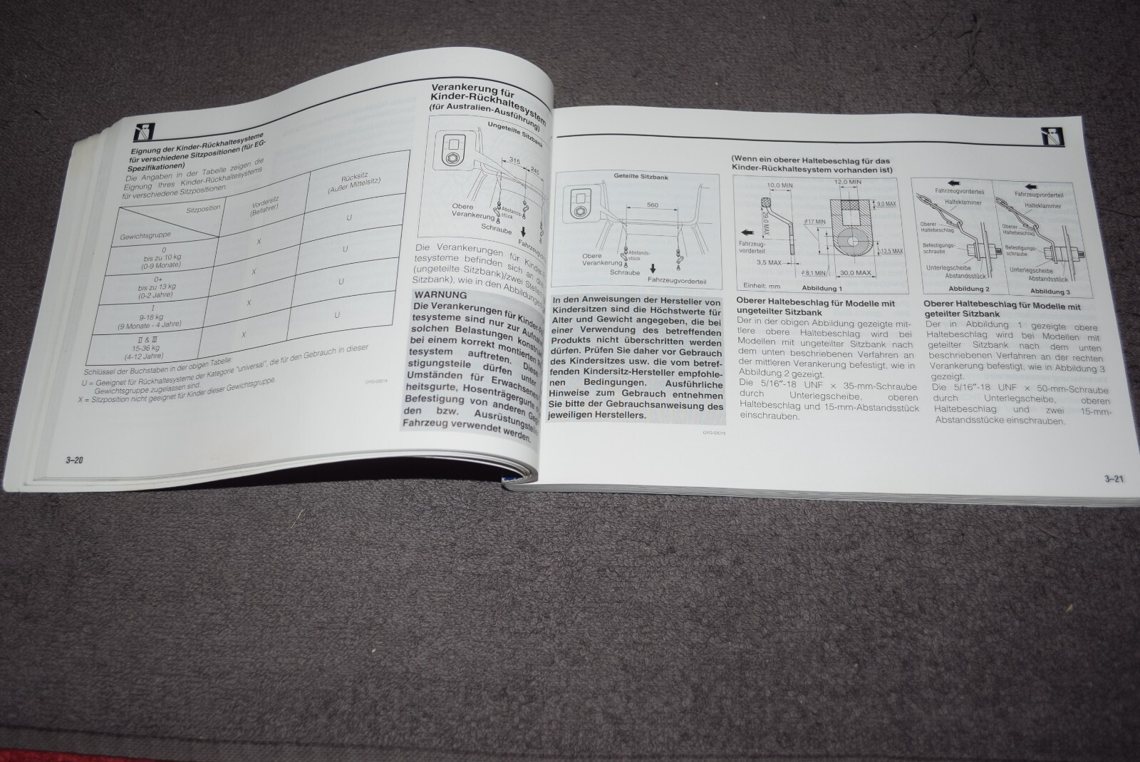 Operating Instructions Manual Board Folder Daihatsu YRV