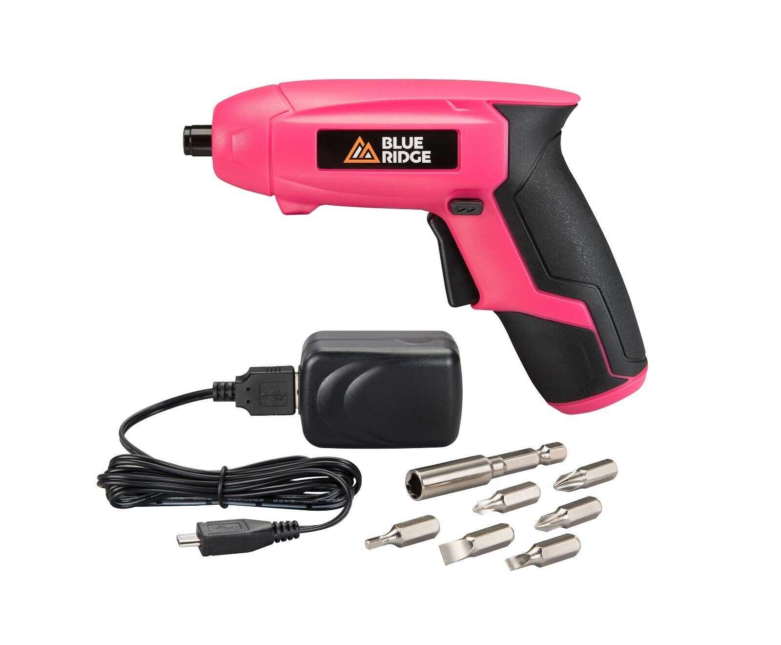 Blue Ridge 4V MAX Pink Rechargeable Screwdriver (BR2001U)