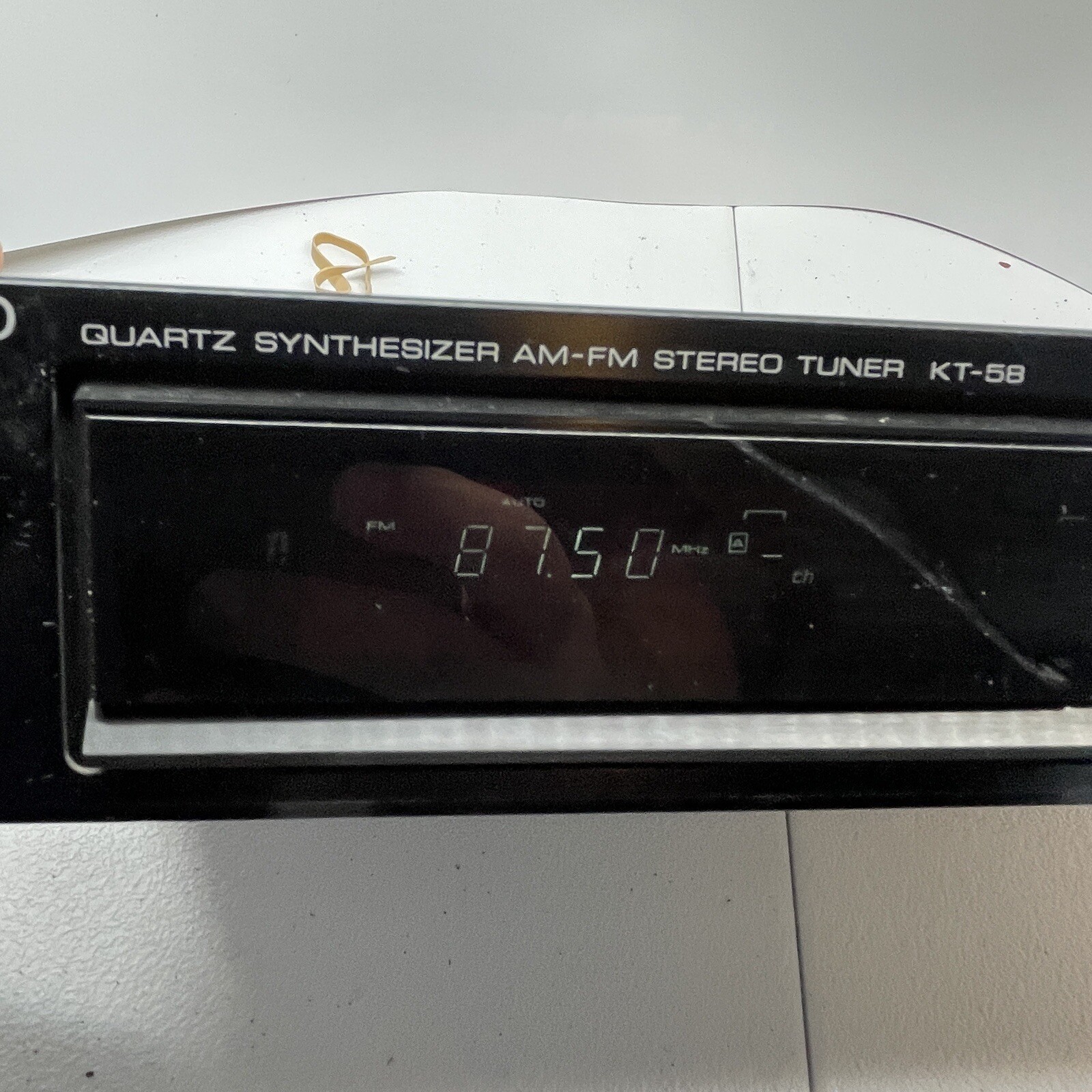 KENWOOD KT-58 AM/FM Stereo Tuner *No Remote* Tested Working