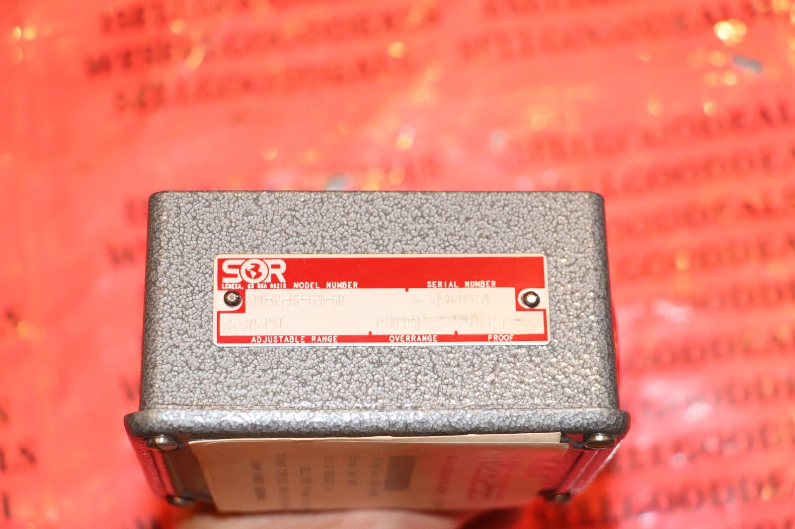 SOR 5NN-K5-M2-C2A-RR Pressure Switch New