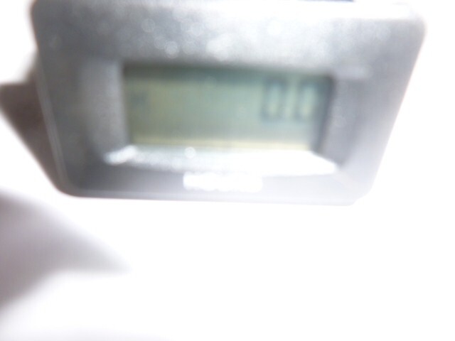 NEW GDI Hour Meter with 2-Hole Bezel Fits Machinery with 1.1in. x 2.1in. Gauge