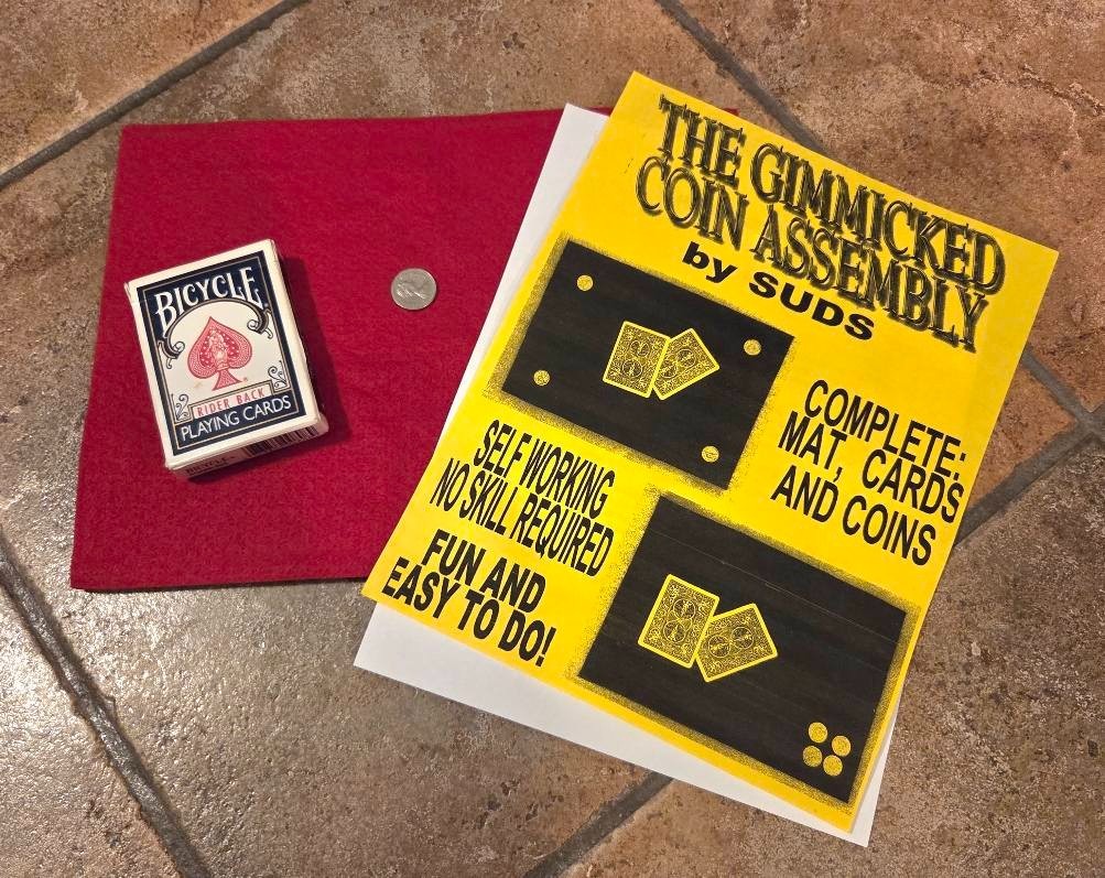 The Gimmicked Coin Assembly by Suds Magic Mentalism Tricks