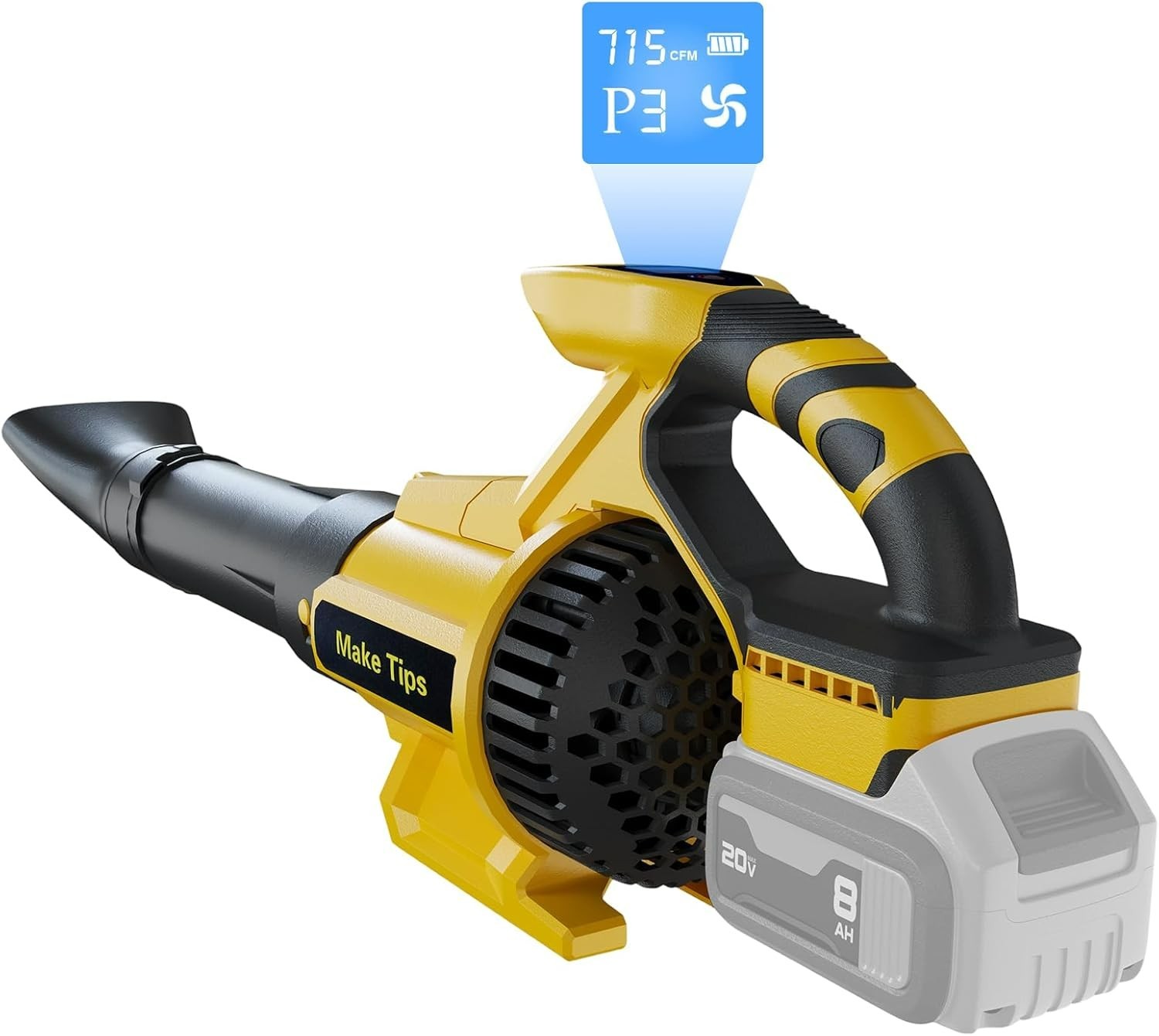 Cordless Leaf Blower for Dewalt 20V Max Battery (Tool Only) – Powerful Brushless