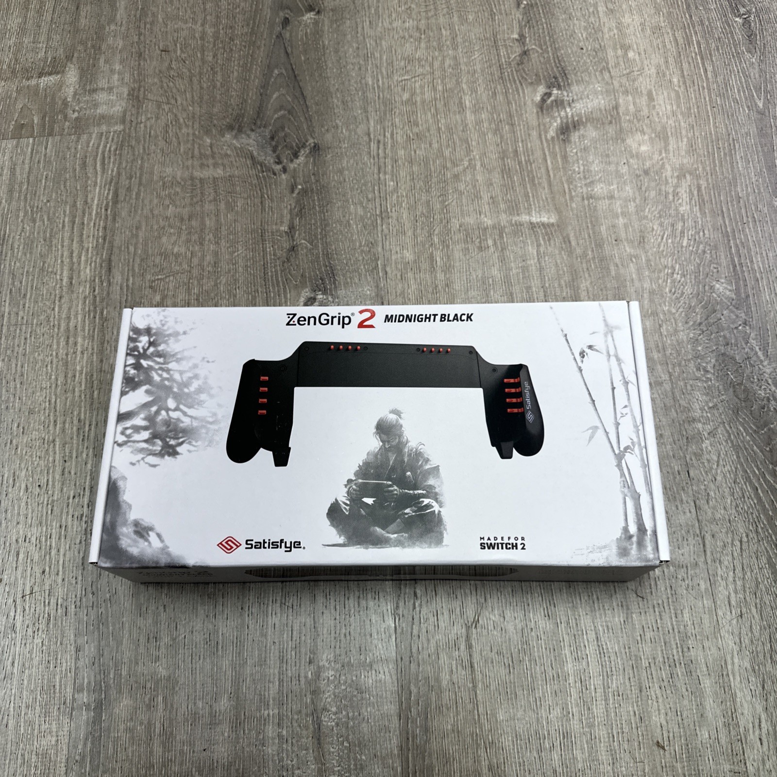 Satisfye ZenGrip 2 Midnight Black Ergonomic Grip for Nintendo Switch 2 Console