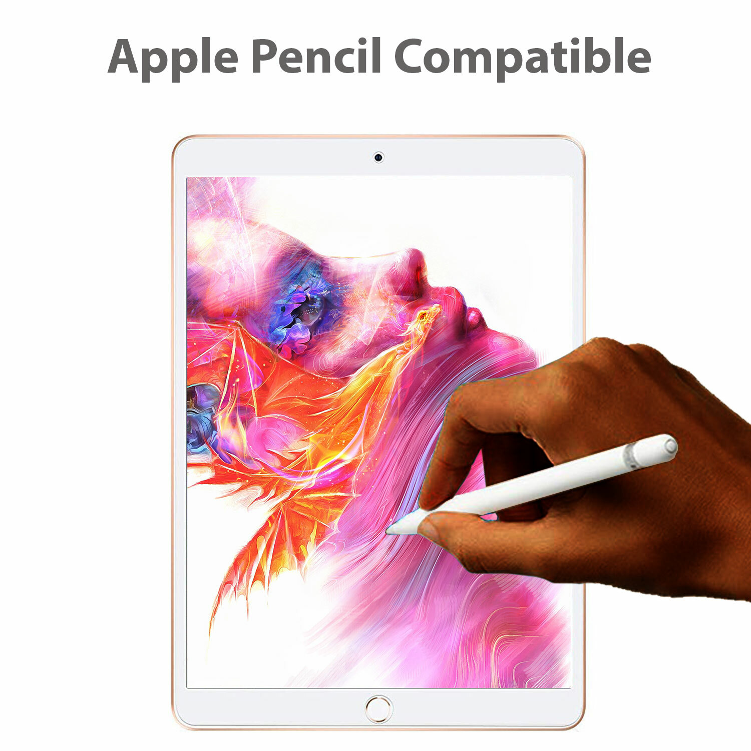 2 Pack Glass Screen Protector For iPad 9th/8th/7th Generation 10.2" 2021/2020