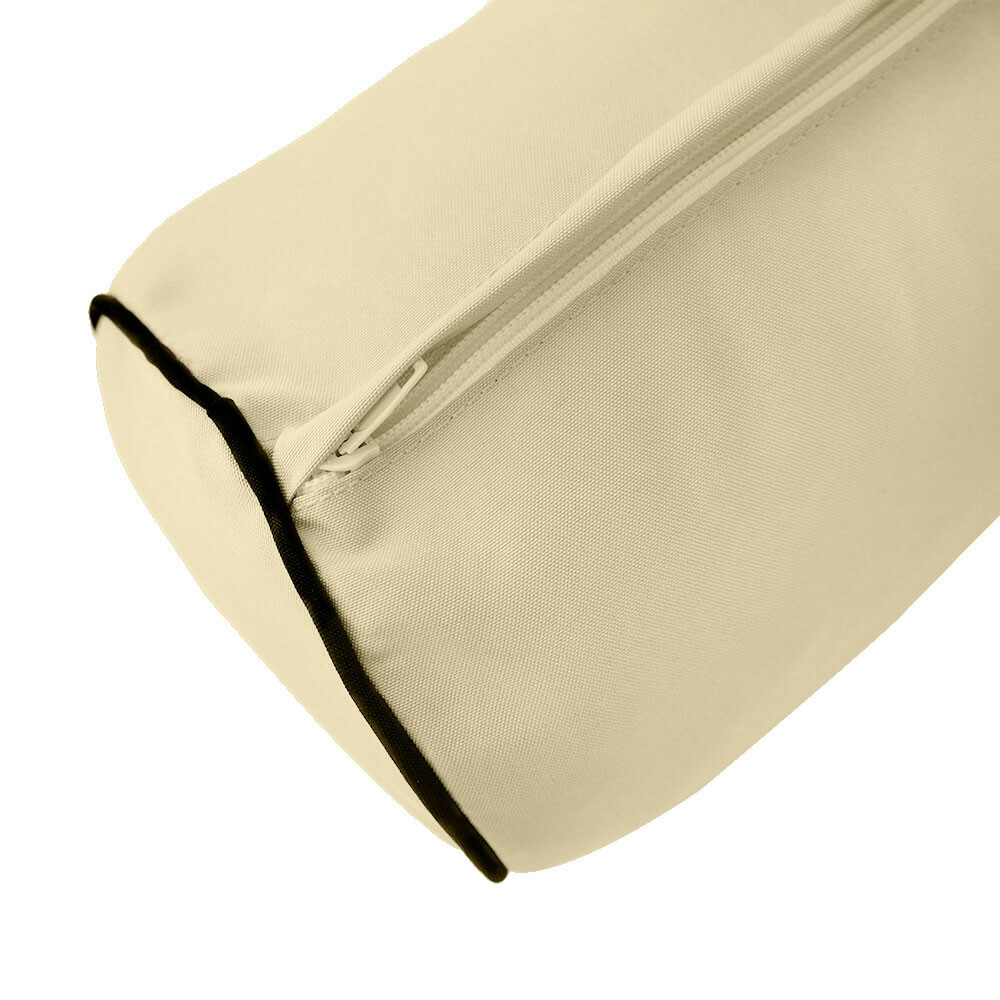 SLIPCOVER ONLY S5 Daybed Mattress Bolster Cover Contrast Pipe Trim Twin-XL AD103