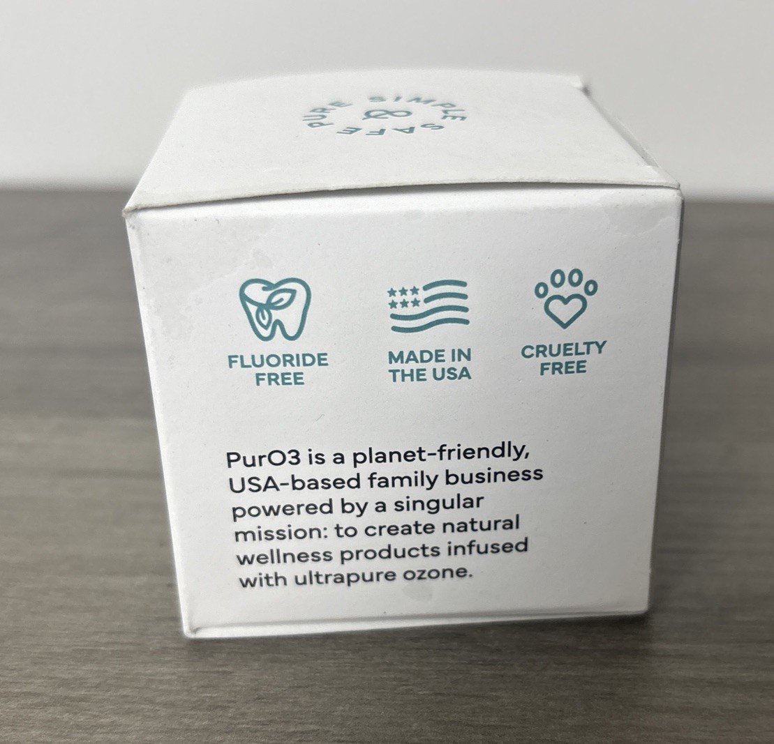 PurO3 Ozone Tooth & Gum Support – Ozonated Organic Olive Oil with Peppermint 💥