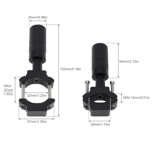 Windance Motorcycle Fork Light Mount Bracket for Scooter ATV UTV 18MM-30MM 2