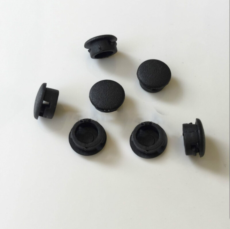 Round Plastic Blanking End Caps Tube Pipe Inserts Plug Bung Stopper Black/White