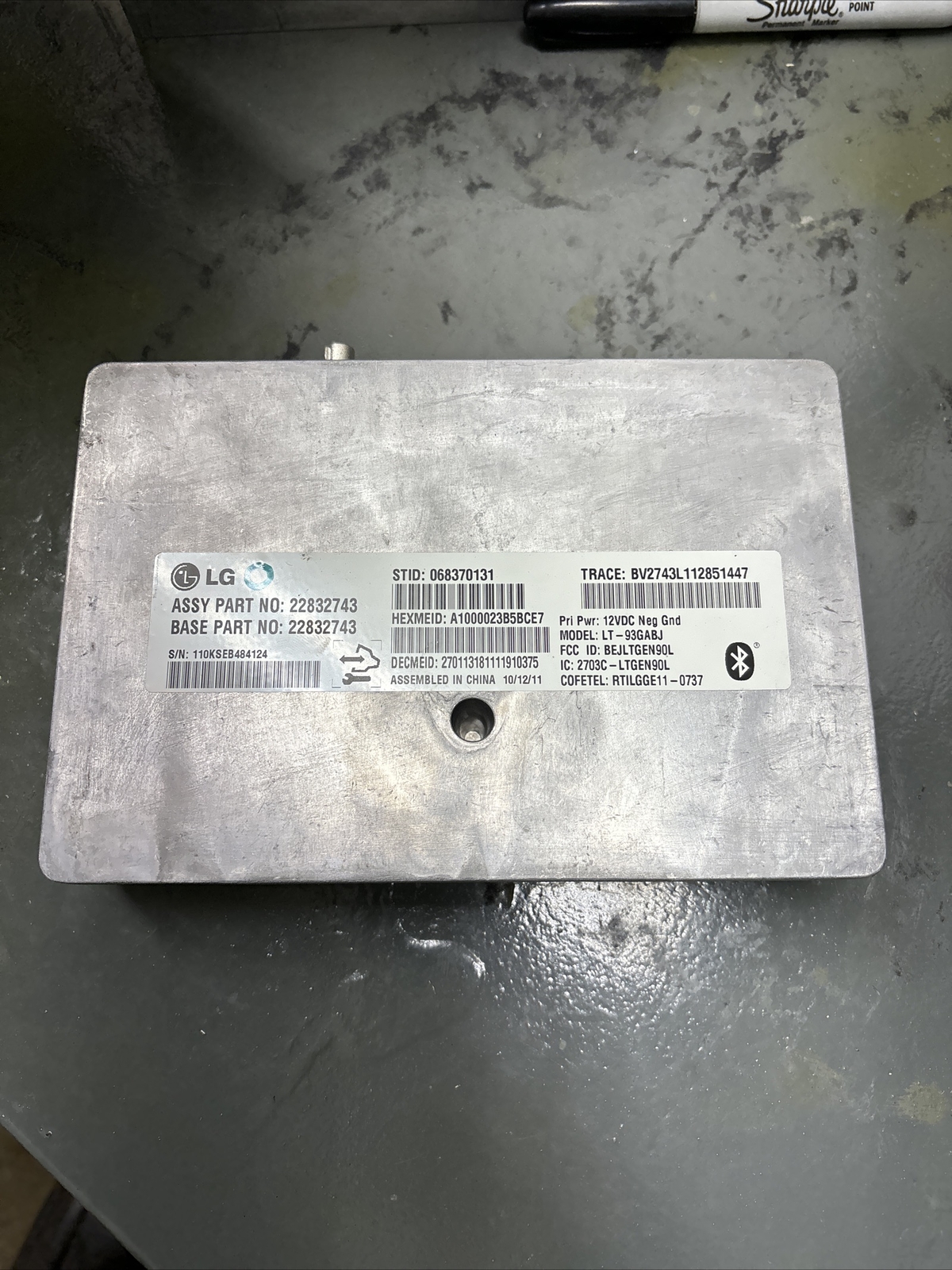 2012 GMC Sierra/Chevy Silverado 1500 ONSTAR Communication Module Unit #22832743