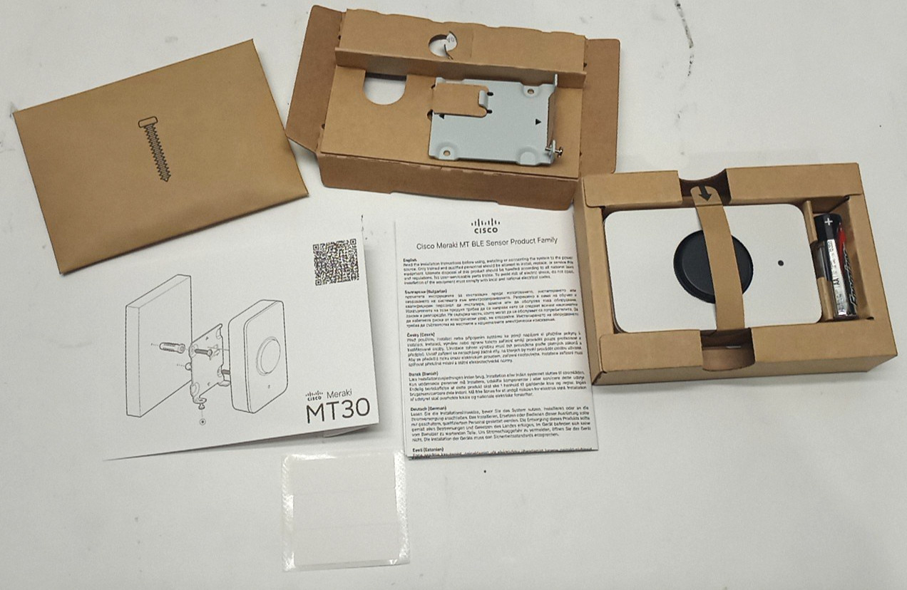 NEW Open Box Cisco Meraki MT30-HW Cloud-Managed Smart Automation Button N2072 C9