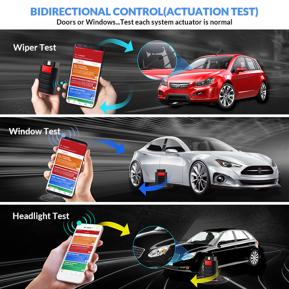 2024 THINKDIAG Bidirectional Car Diagnostic Tool Full Software Free OBD2 Scanner