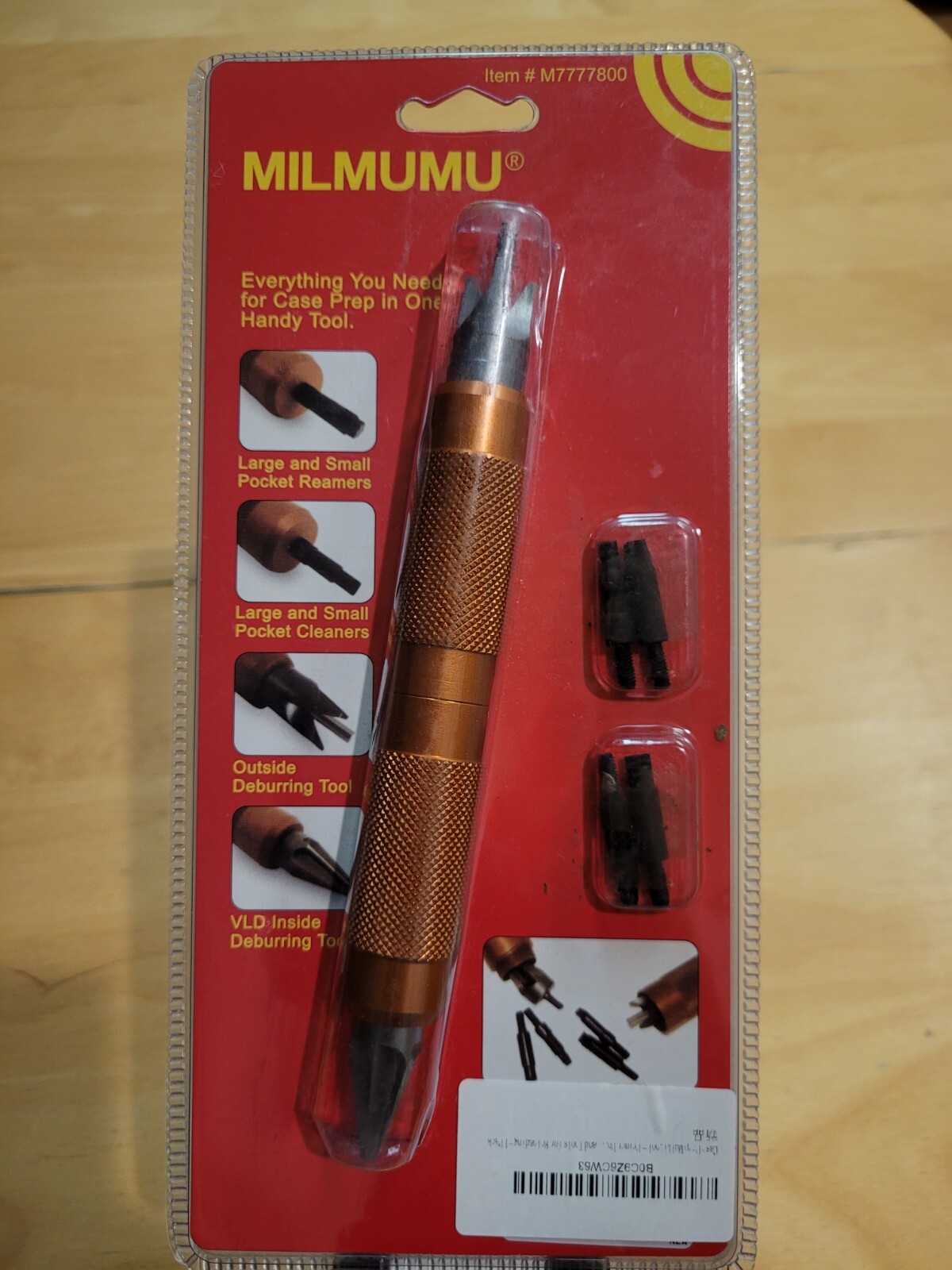Milmumu M7777800 Case Prep Multi Tool Multiple Primer Fits Case 17 - .45 Caliber