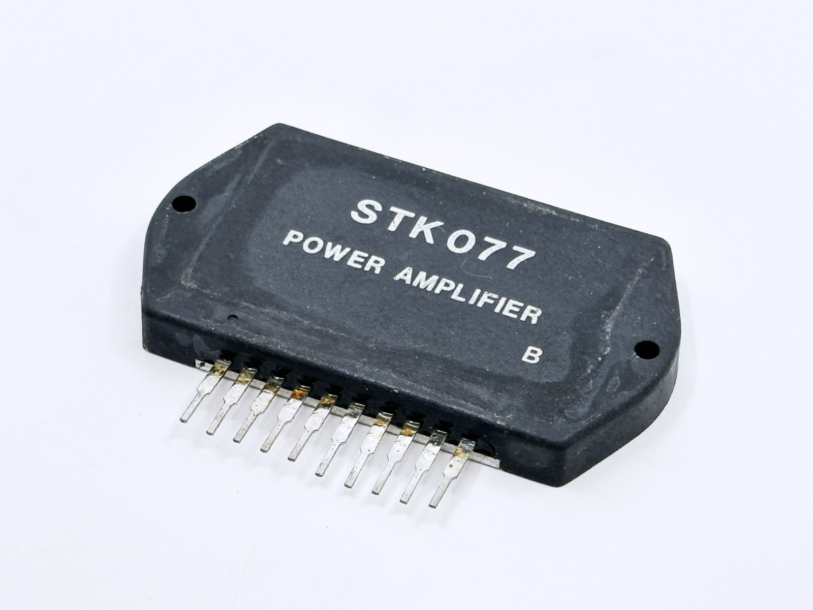 STK077 Sanyo Single Channel Audio Power Amplifier 20W Dual Supply Hybrid SIP-10