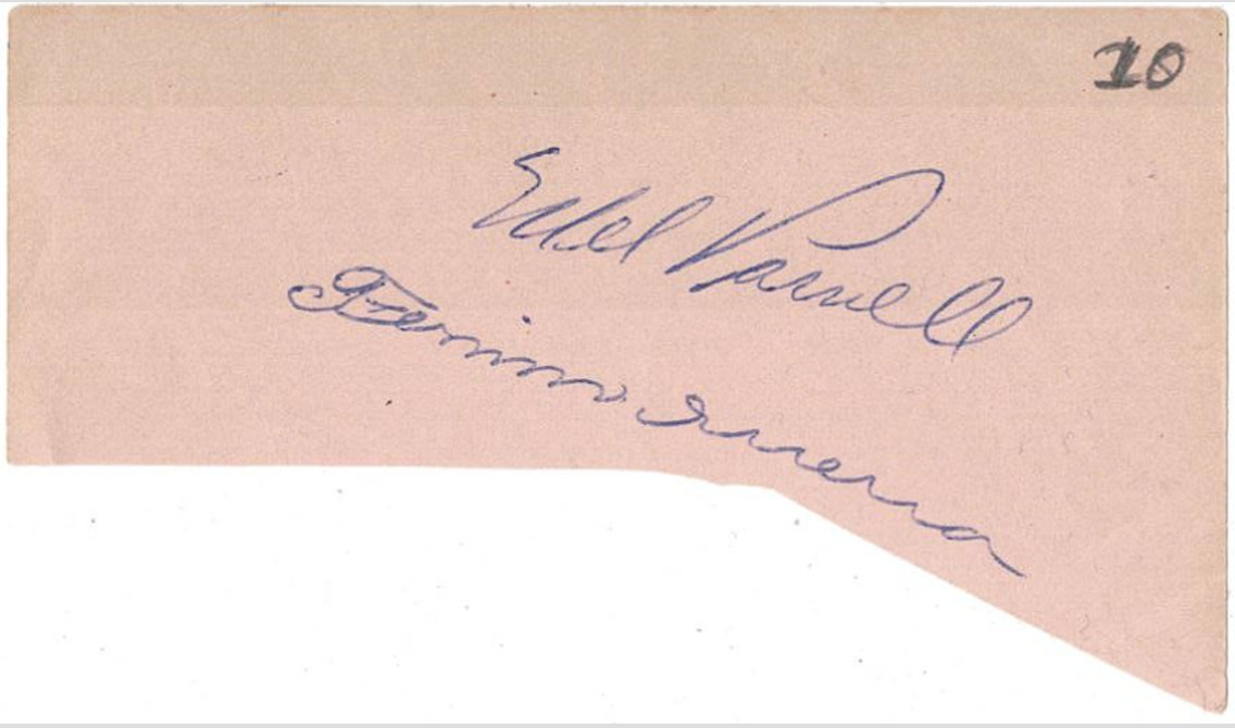 Fermin Guerra & Mel Parnell MLB Signed Cut Autograph AMCo COA 17806