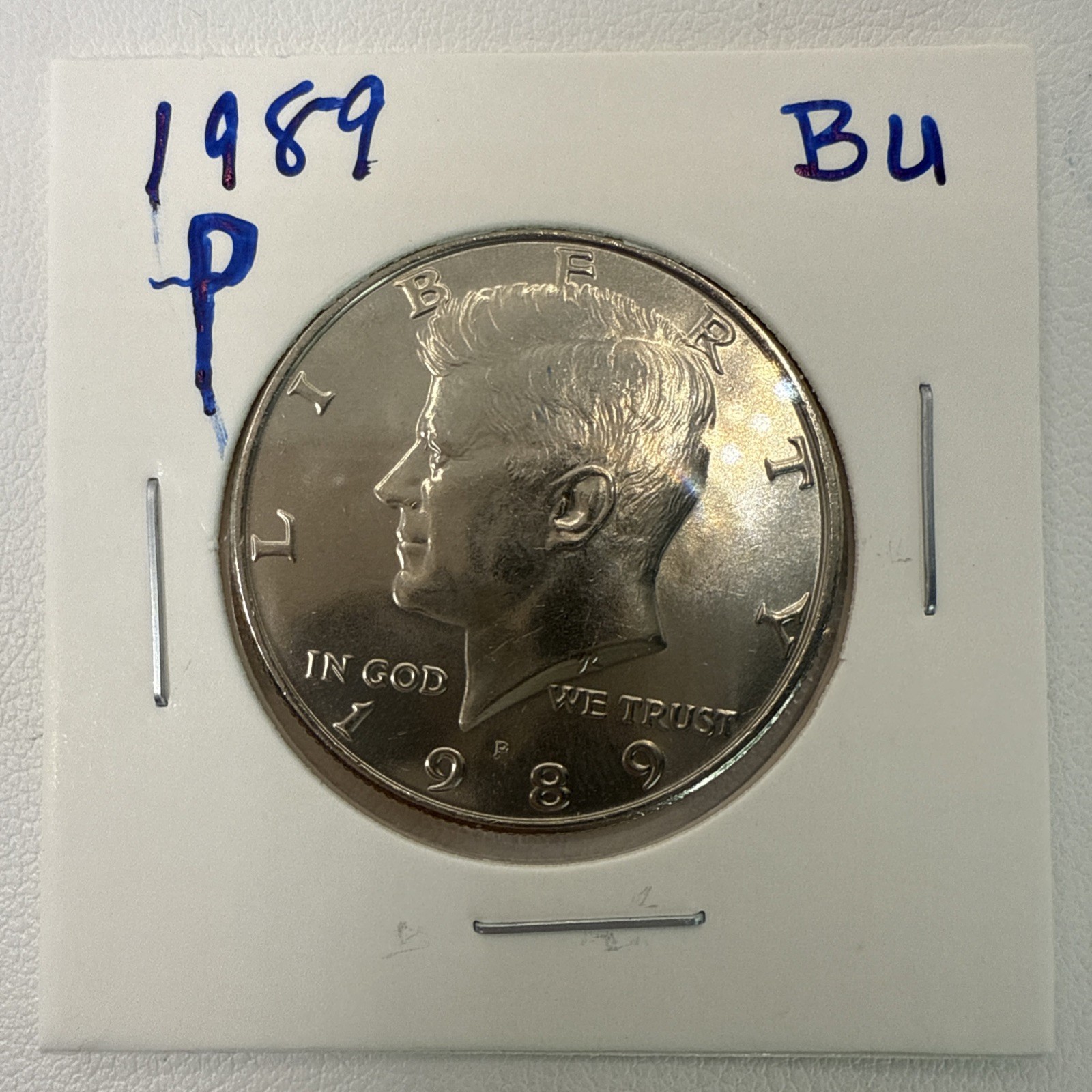 1989-P Kennedy Half Dollar BU (Brilliant Uncirculated) Philadelphia Mint