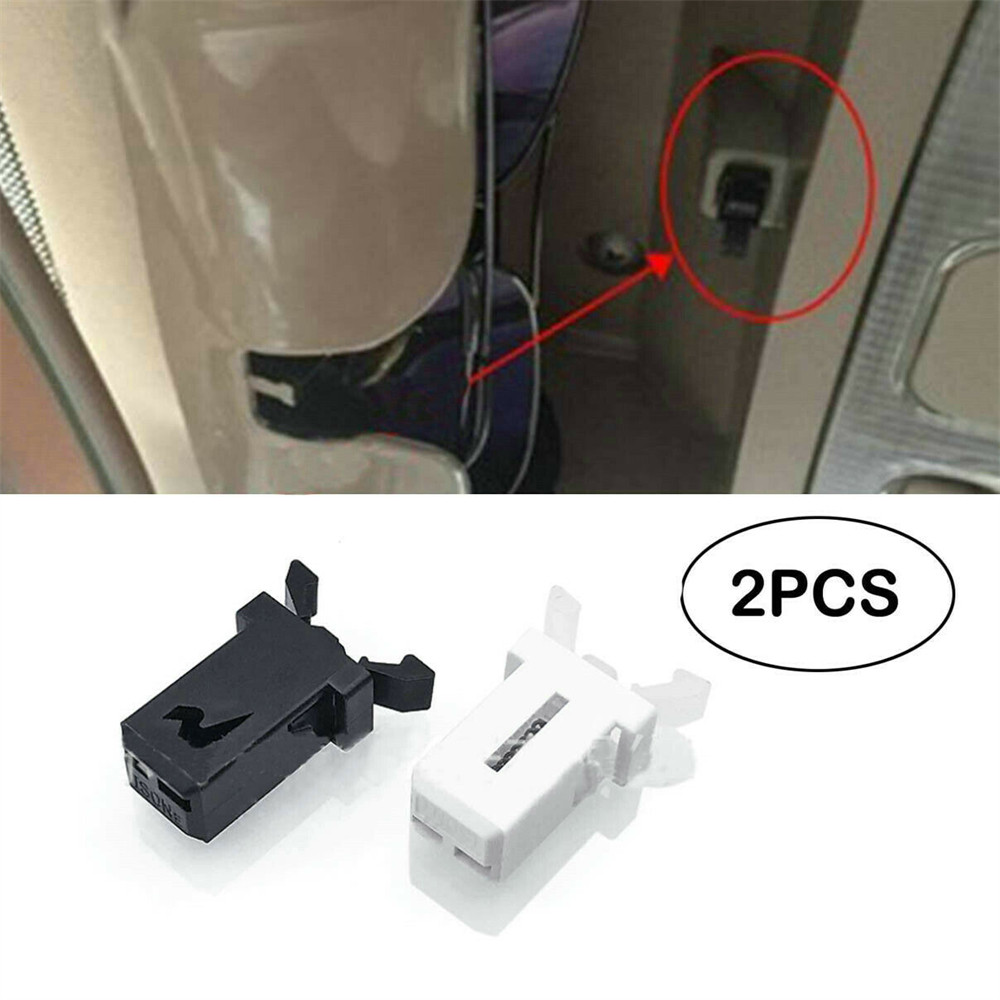2X Replacement Home Car Sunglasses Holder Overhead Console Latch For Most Trash